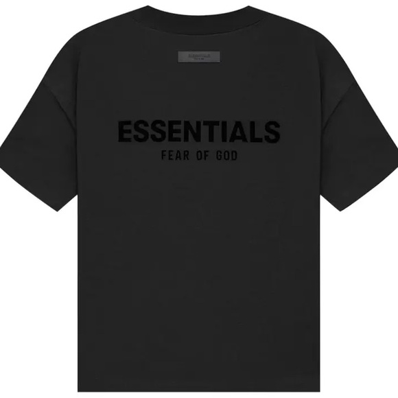 Essentials Men’s Charcoal Tee - Picture 1 of 2